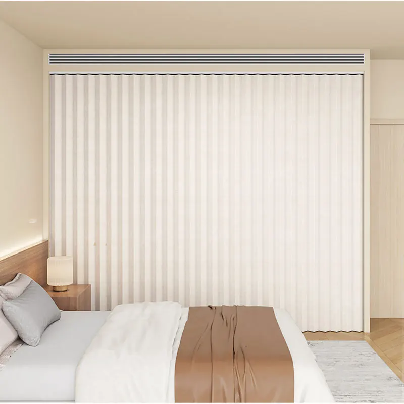 Upgraded Foldable Partition Curtain, Heavy Duty Thick Fabric, Living Room Kitchen Divider, Room Partition thumbnail 3