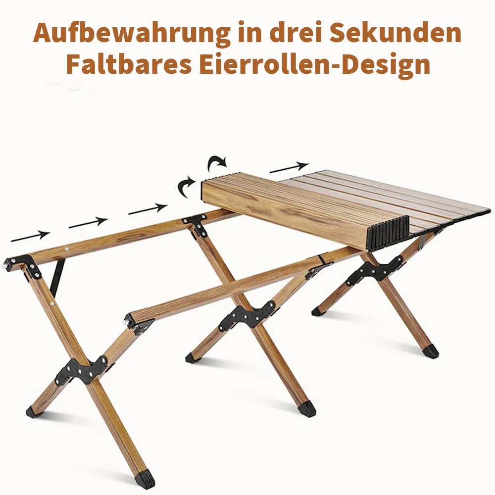 Folding table 60x60x41cm/88x60x41cm/118x60x41cm Outdoor Portable camping Coffe Tables Egg Roll Table Versatile Picnic Table thumbnail 4