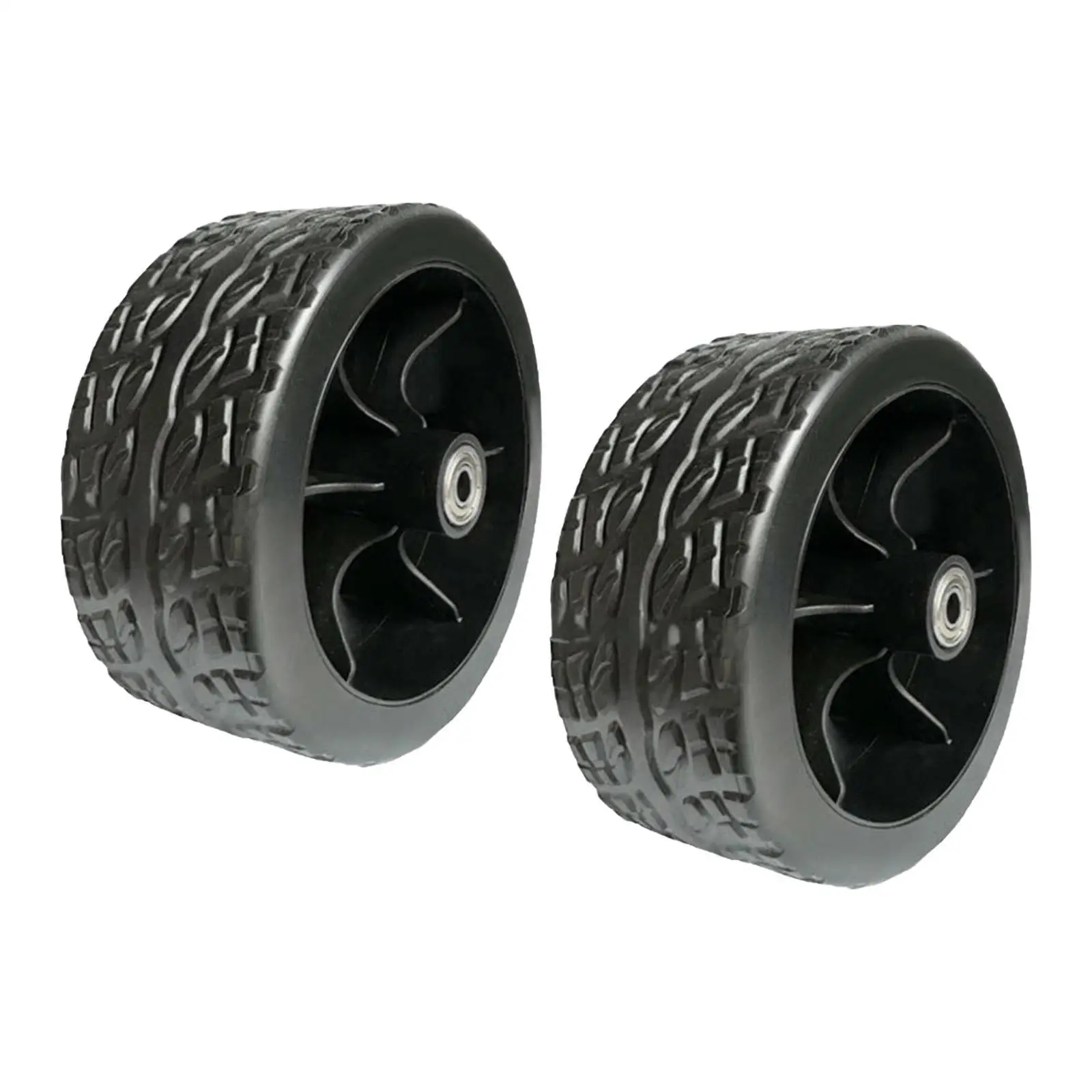 2Pcs Wagon Replacement Wheels Cart Tires Maintenance for Beach Trolleys Snow Blowers Grass Sand Road Wheelbarrow Hand Truck thumbnail 2