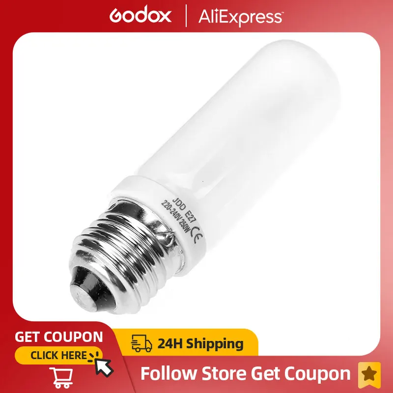 GODOX 250W E27 Pro Studio Strobe Flash Modeling Lamp Light Lighting Bulb 110V / 220V thumbnail 2