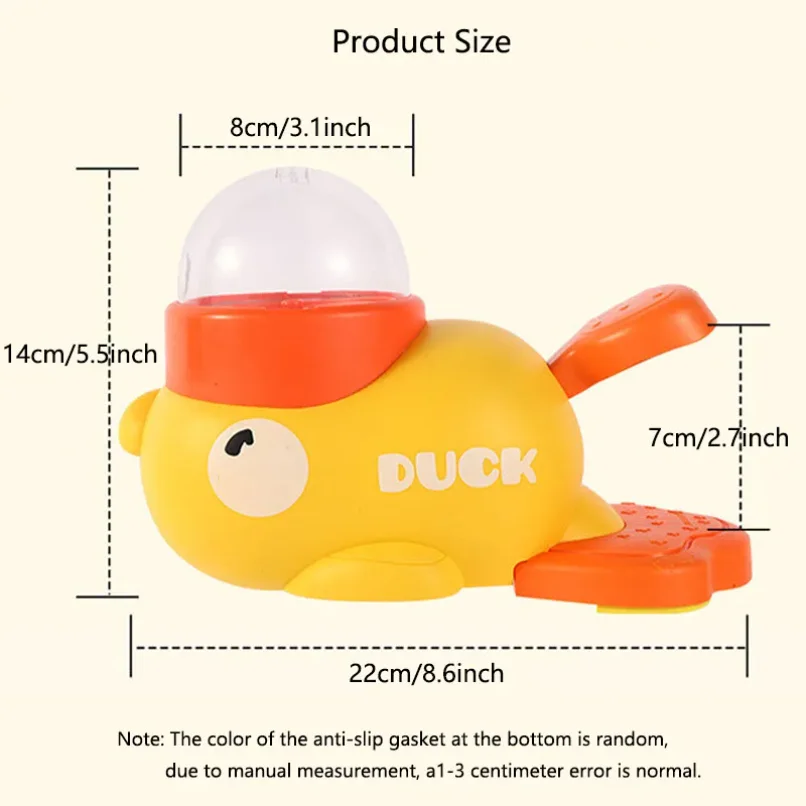 Dog, cat, pet feeder, little yellow duck, interactive puzzle dog feeding machine, puppy, missing food toy, anti-slip bottom thumbnail 6