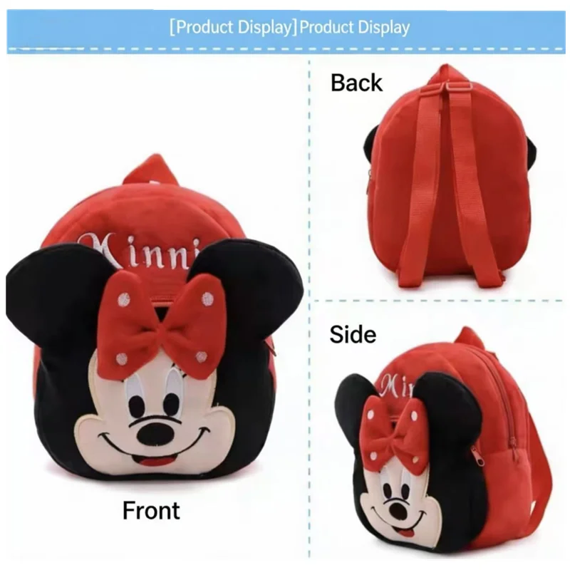 Pokemon Plush Backpack Lightweight pikaqiu Anime Figure Children's School Bag Cartoon Backpack Student School Birthday Gifts ﻿ thumbnail 4