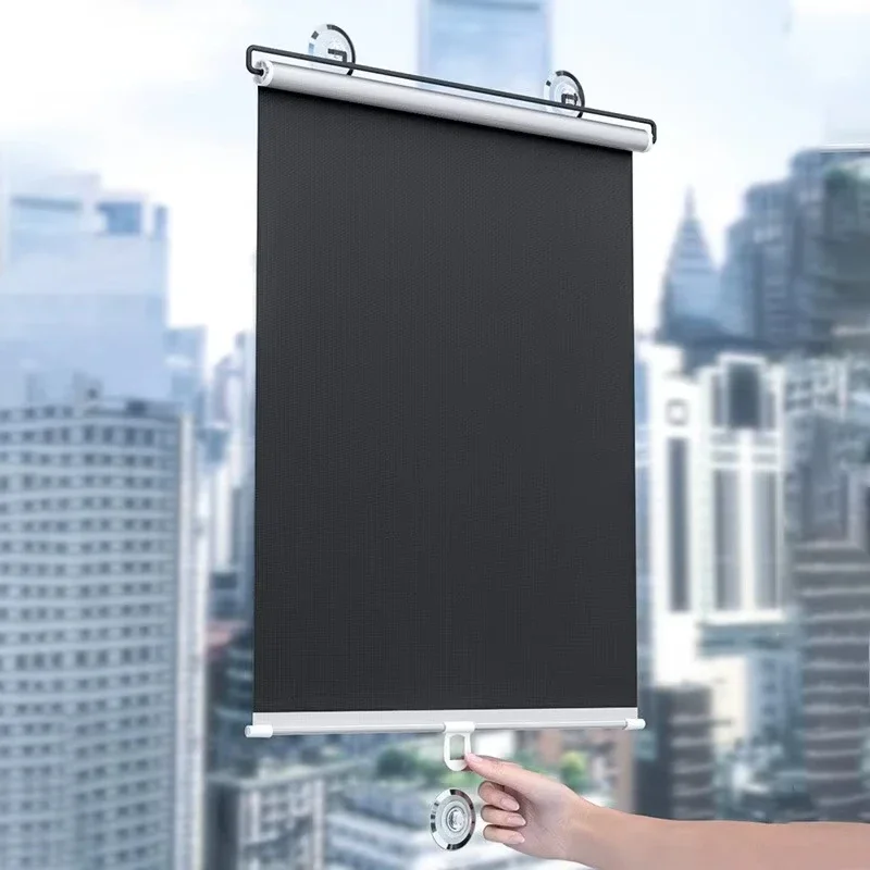 Roller Window Store Without Drill Blinds Home Decor Items Decoration Blind Blackout Day Night Drilling Rolling Outdoor Shutter thumbnail 4