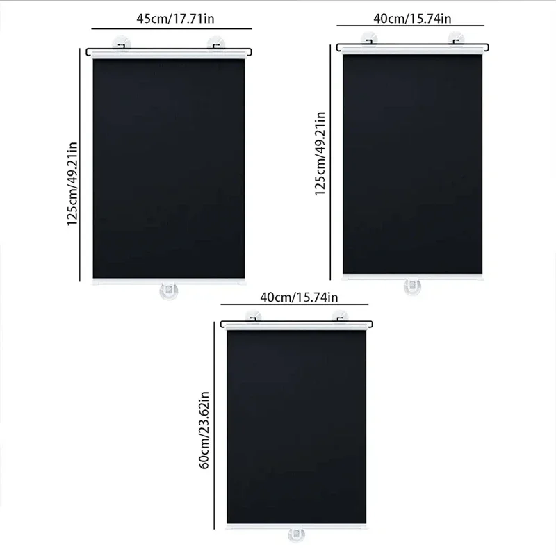 Roller Window Store Without Drill Blinds Home Decor Items Decoration Blind Blackout Day Night Drilling Rolling Outdoor Shutter thumbnail 3