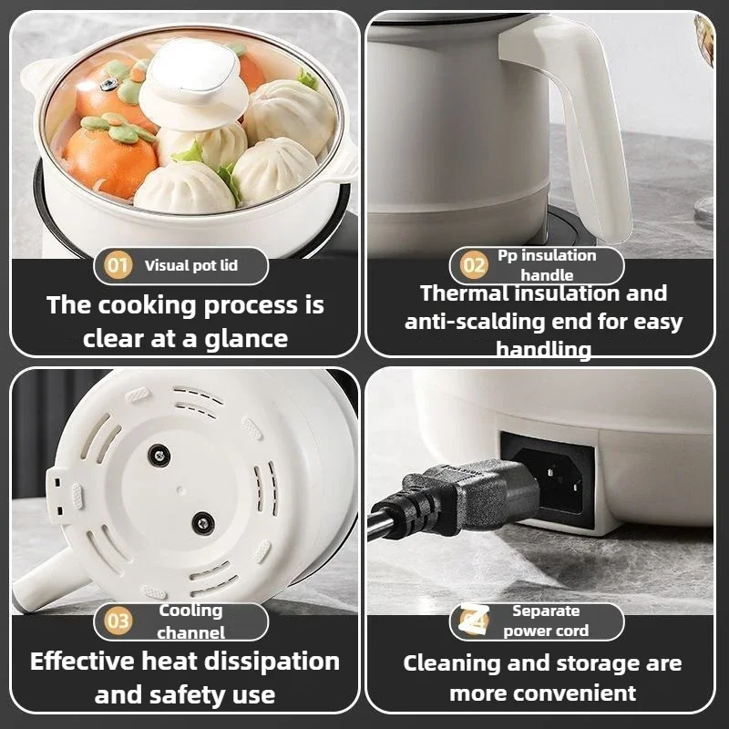 450W Fully Automatic Cooking Integrated Rice Cooker Home Electric Wok Does Not Stick To The Liner Simple Operation Rice Cooker thumbnail 2