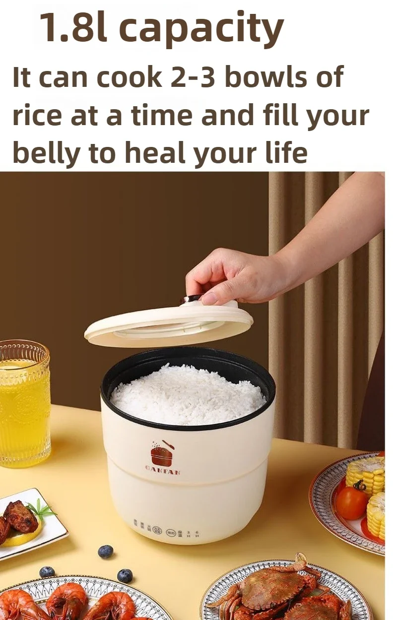 1.8L Large-capacity Automatic Intelligent Small Rice Cooker Multi-functional Rice Cooker Easy To Clean Rice Cooker Home thumbnail 5