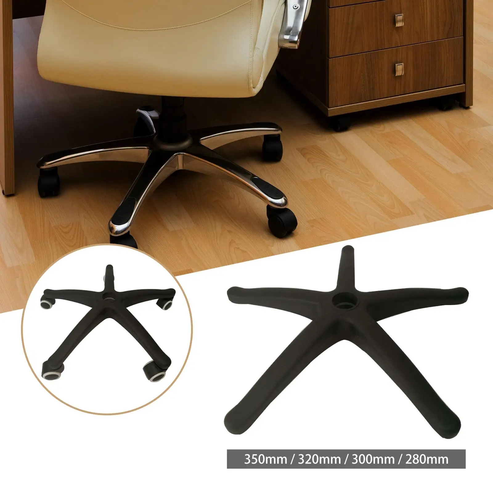 Desk Chair Base with Handrail for Enhanced Support And Stability thumbnail 5