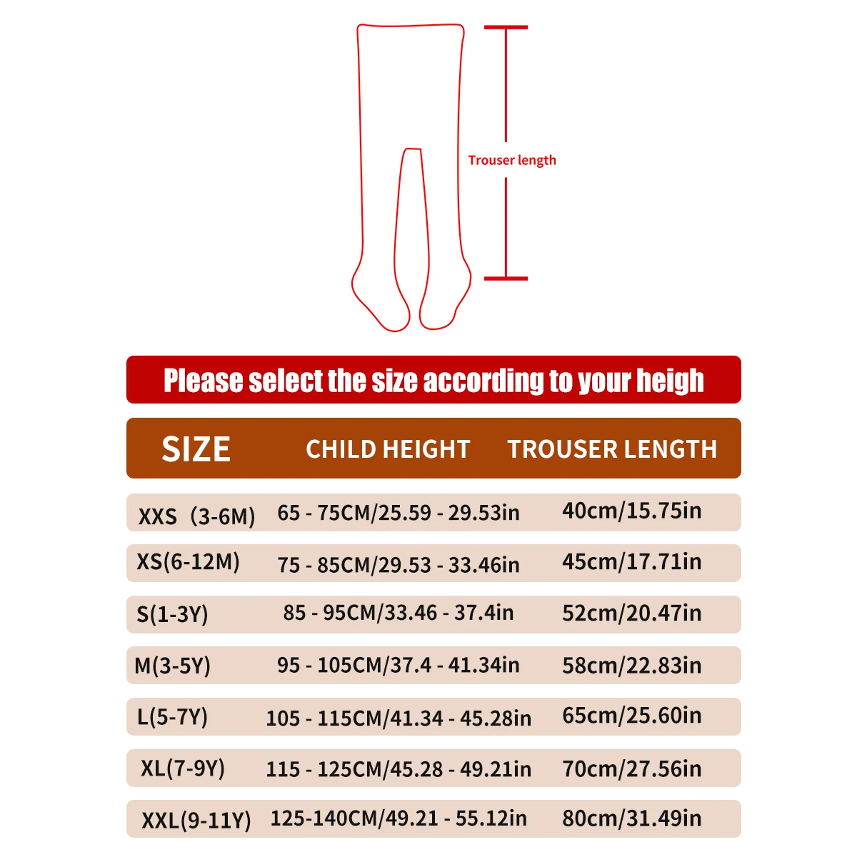 4 PCS Four-Season Solid Medium Thickness Baby Toddler Leggings Socks – Children Girl Kid Tights for School, Performance & Daily thumbnail 6