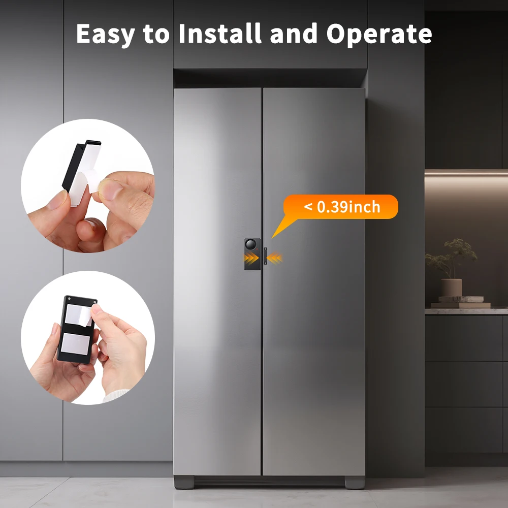 New Door Window Burglar Alarm Sensor Wireless Remote Control Anti-Theft Alarm System Kit Home Security Door Open Detectors thumbnail 4
