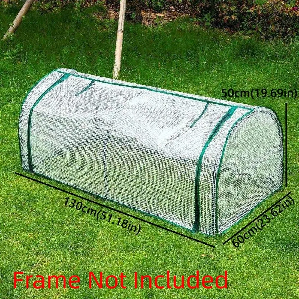 Transparent Mini Plant Greenhouse Plastic Waterproof Insulation Cover Bird-proof Efficient Protect Plant Grow Tent Backyard thumbnail 6