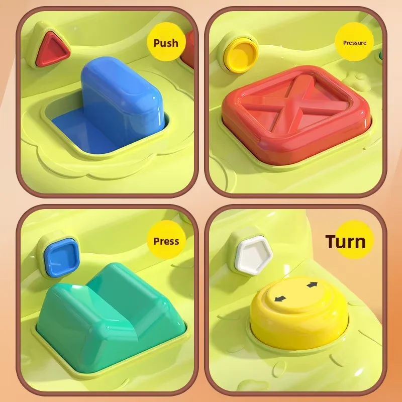 Kids Musical Farm Hide and Seek Pop-up Toy Montessori Early Learning Interactive Educational Toys Birthday Gift thumbnail 5