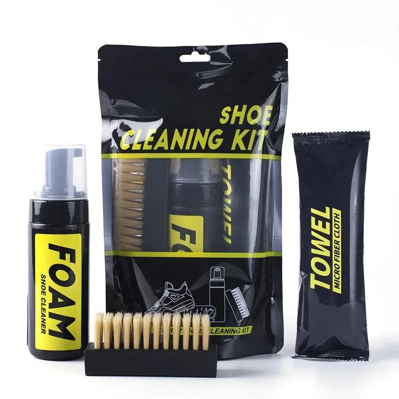 Boot Shoe Fresheners Shoes Cleaner Suit Foam Dry Cleaning 150ML Water-Free Foam Sneakers Cleaning Shoe Brush White Shoe Suede thumbnail 2