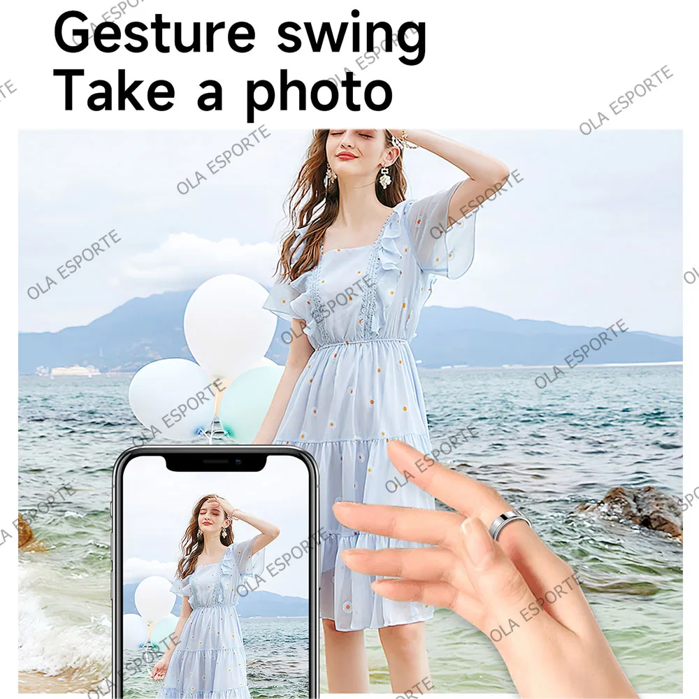 R10 Smart Ring with Charging Case for Men Women, Health and Sleep Monitor, 5ATM Waterproof, Multi-sport Mode, Smartring 2026 New thumbnail 5
