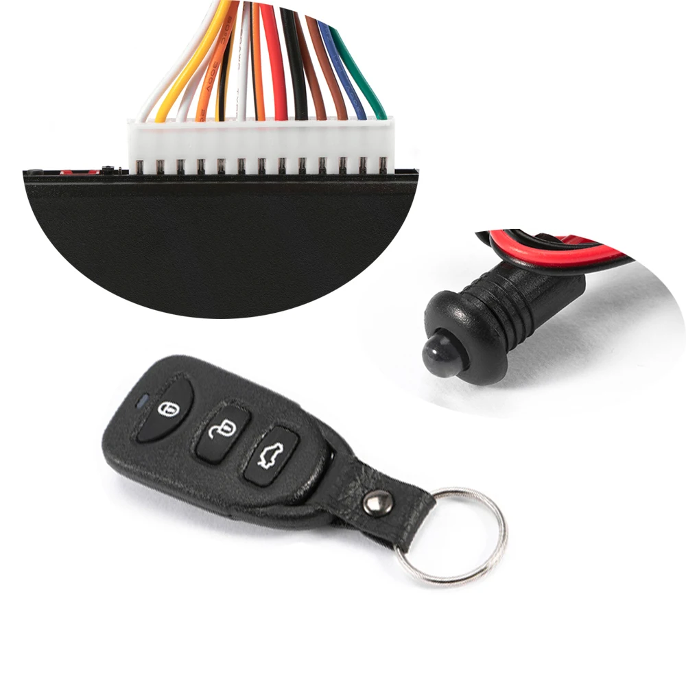 Hippcron Car Central Locking Alarm Systems Auto Remote Central Kit Door Lock Keyless APP With Remote Contr Entry System thumbnail 3