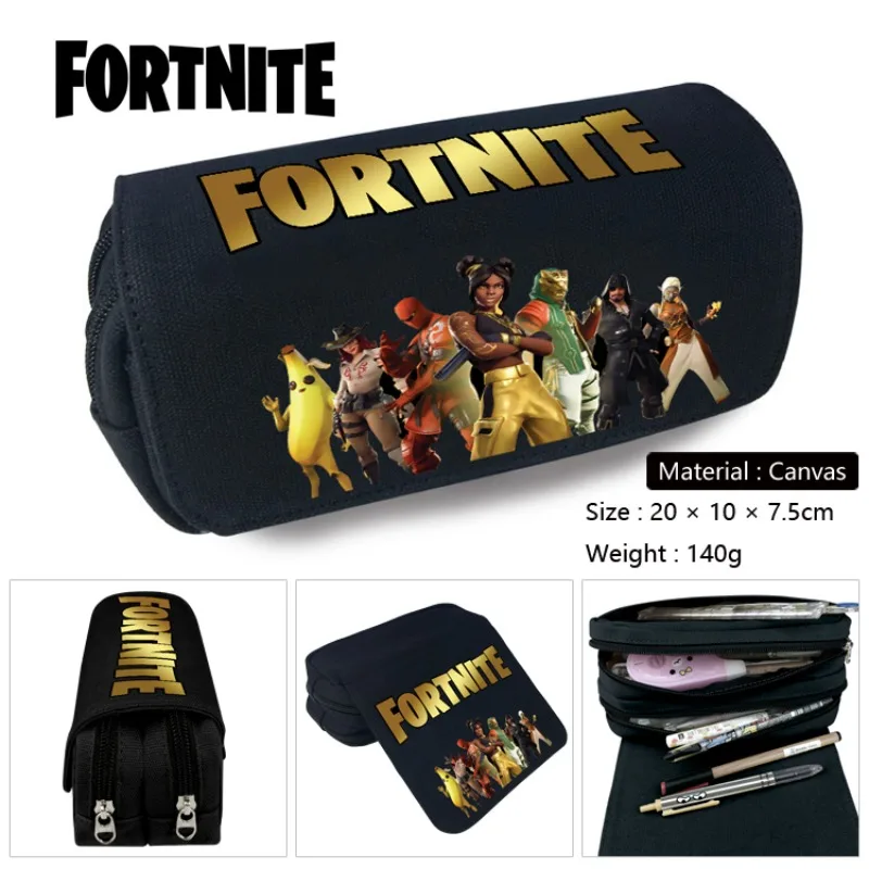 Fortnite Cosplay Kids Pencil Case Large Capacity Stationery Box Students School Pen Pouch Bags Kids Gifts Toys Bags thumbnail 5