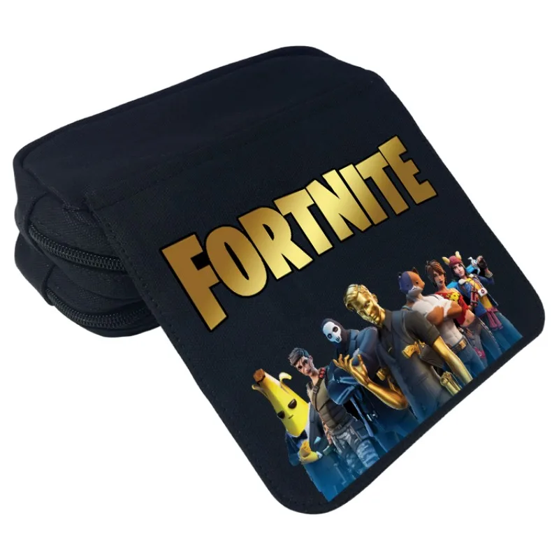 Fortnite Cosplay Kids Pencil Case Large Capacity Stationery Box Students School Pen Pouch Bags Kids Gifts Toys Bags thumbnail 3