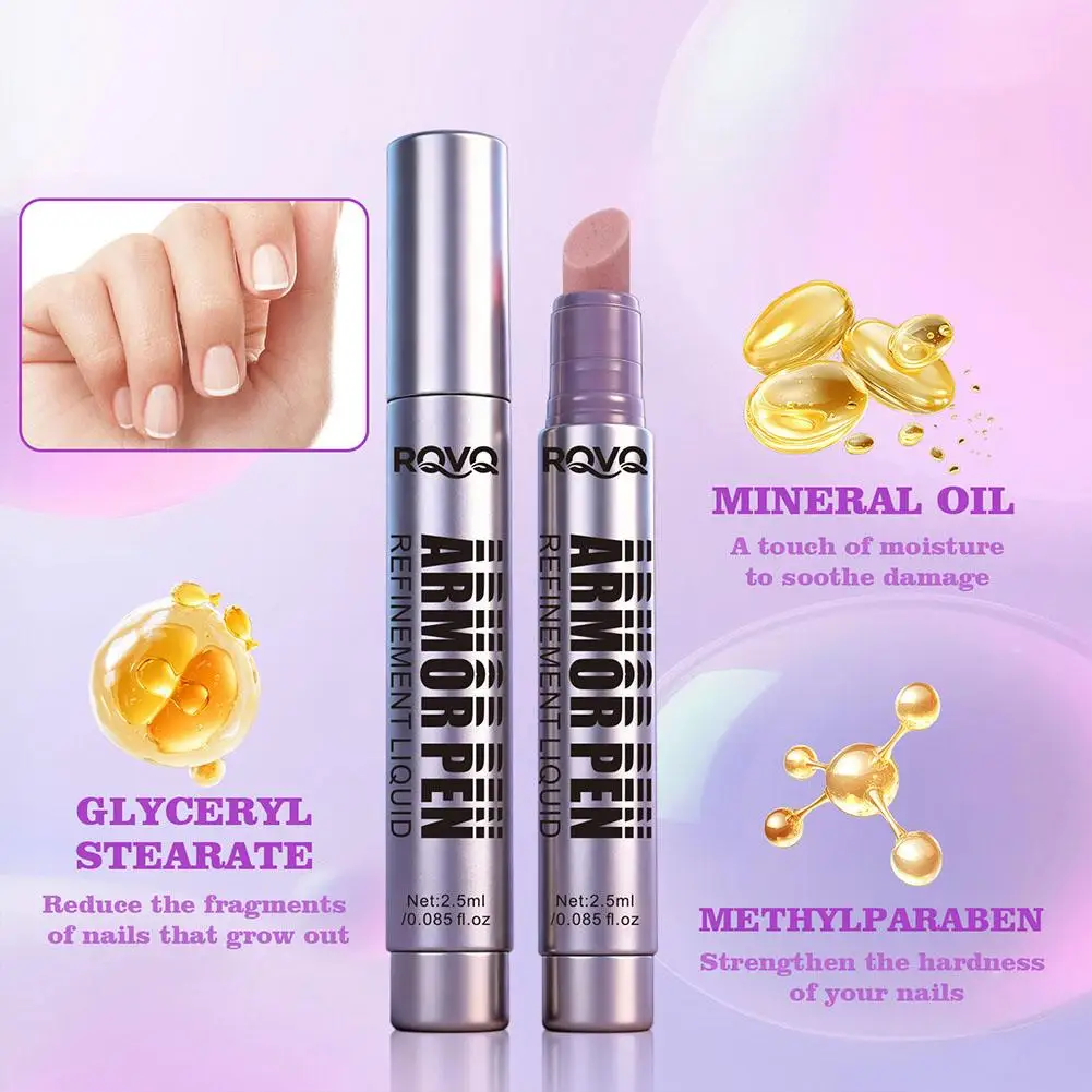 Nail Polish Pen,Cuticle Care Treatment Pen,Polishes And Smooths Cuticles,Pen Refinement Liquid Nail Art Pen Manicure Care Tools thumbnail 6