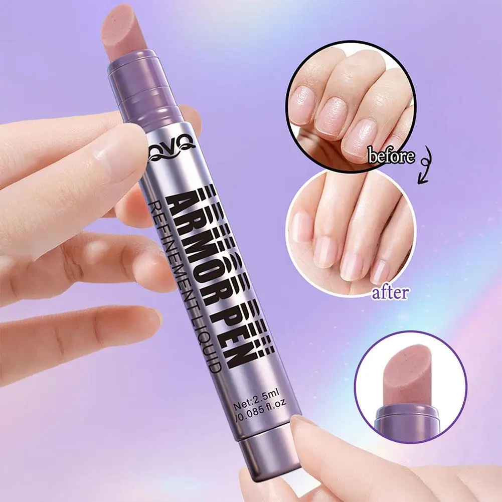 Nail Polish Pen,Cuticle Care Treatment Pen,Polishes And Smooths Cuticles,Pen Refinement Liquid Nail Art Pen Manicure Care Tools thumbnail 3