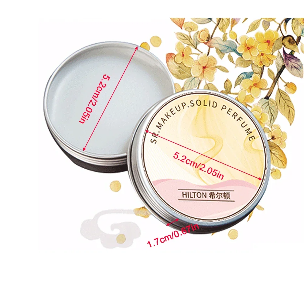 1 Box Solid Perfumes for Women Original Light Fresh and Elegant Fragrance Balm Deodorants Body Antiperspirant Rose /Peony /Lotus thumbnail 6