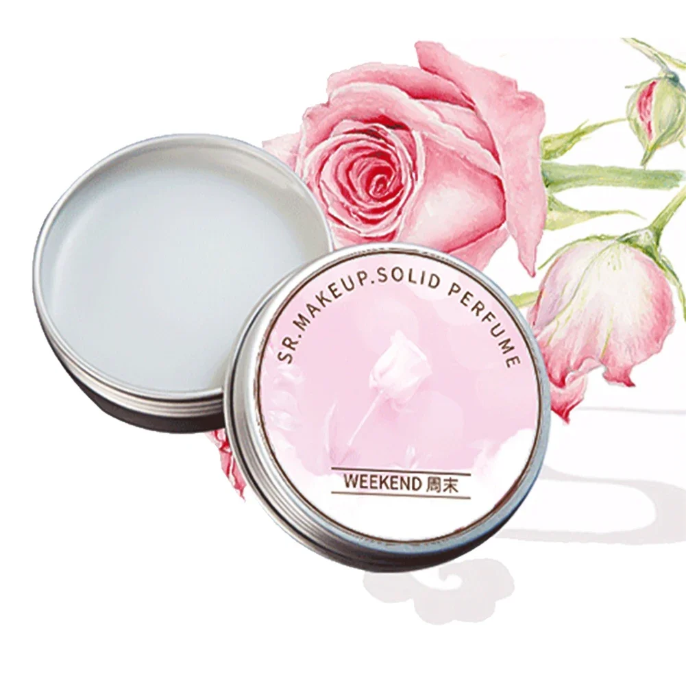 1 Box Solid Perfumes for Women Original Light Fresh and Elegant Fragrance Balm Deodorants Body Antiperspirant Rose /Peony /Lotus thumbnail 2