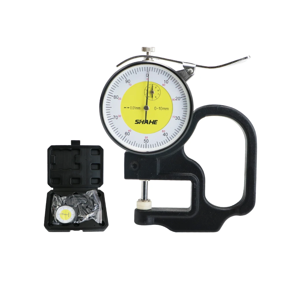 SHAHE 0‑10mm Precision Thickness Gauge 0.01mm Resolution High Accuracy Measuring Tool thumbnail 2