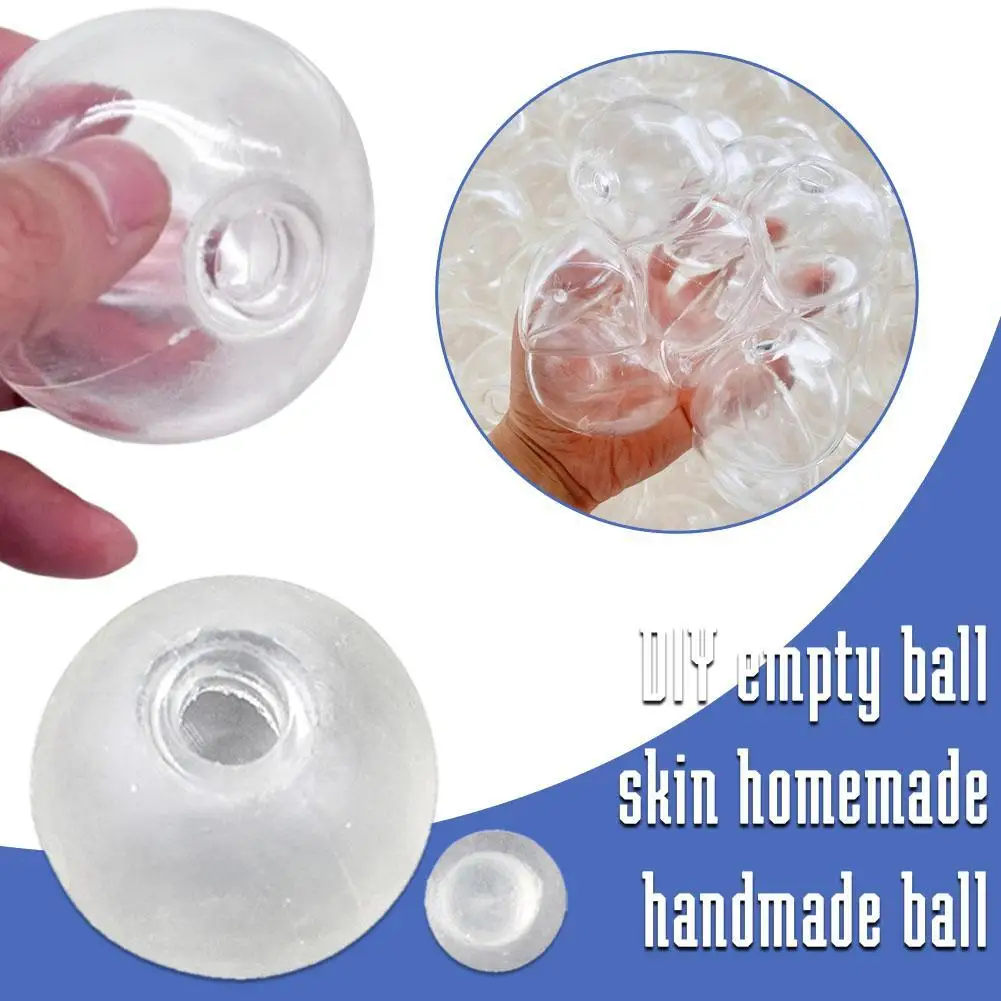 10pcs Creative Sphere Jewelry TRP Casting Molds Tools Diy Handmade Empty Ball Skin Slow Rebound Decompression Slow Rebound Toy thumbnail 5