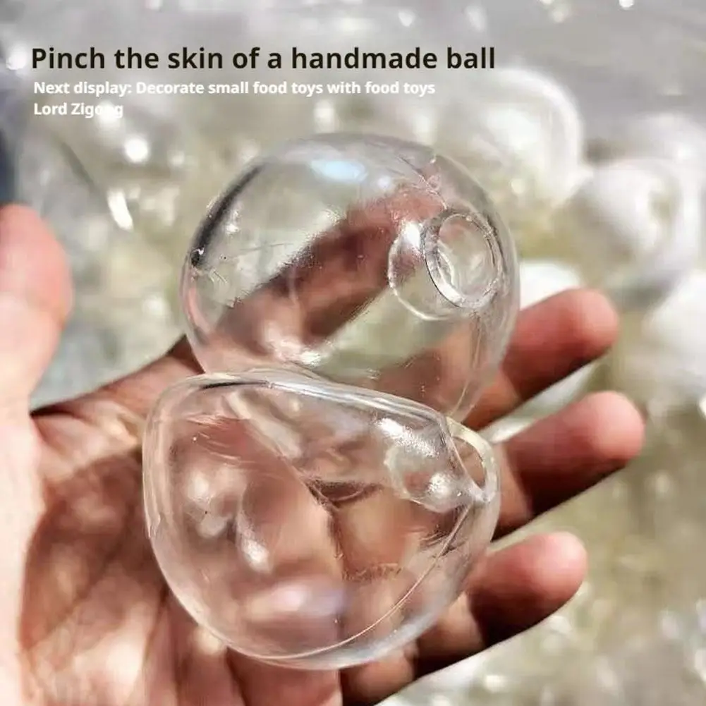 10pcs Creative Sphere Jewelry TRP Casting Molds Tools Diy Handmade Empty Ball Skin Slow Rebound Decompression Slow Rebound Toy thumbnail 4