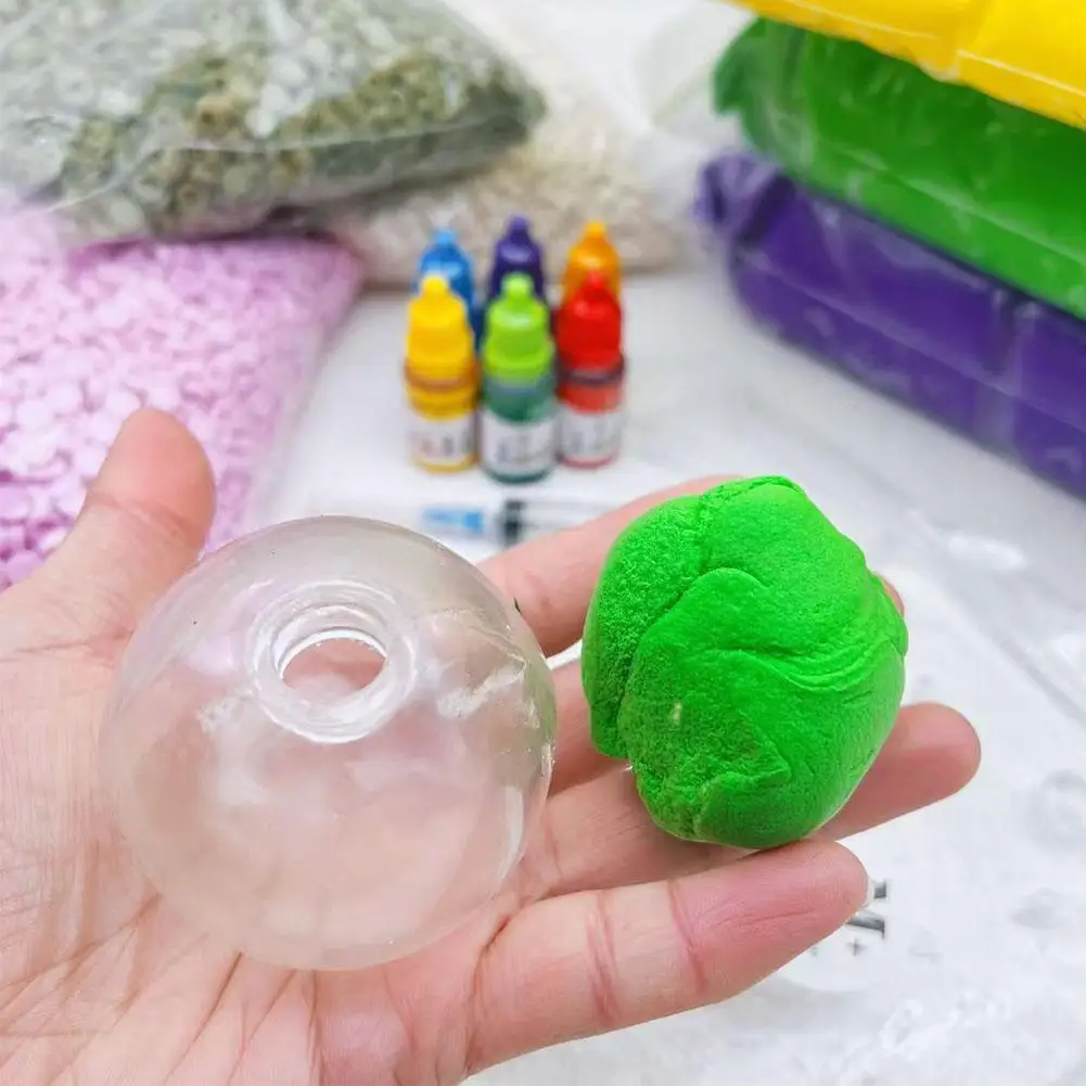 10pcs Creative Sphere Jewelry TRP Casting Molds Tools Diy Handmade Empty Ball Skin Slow Rebound Decompression Slow Rebound Toy thumbnail 3
