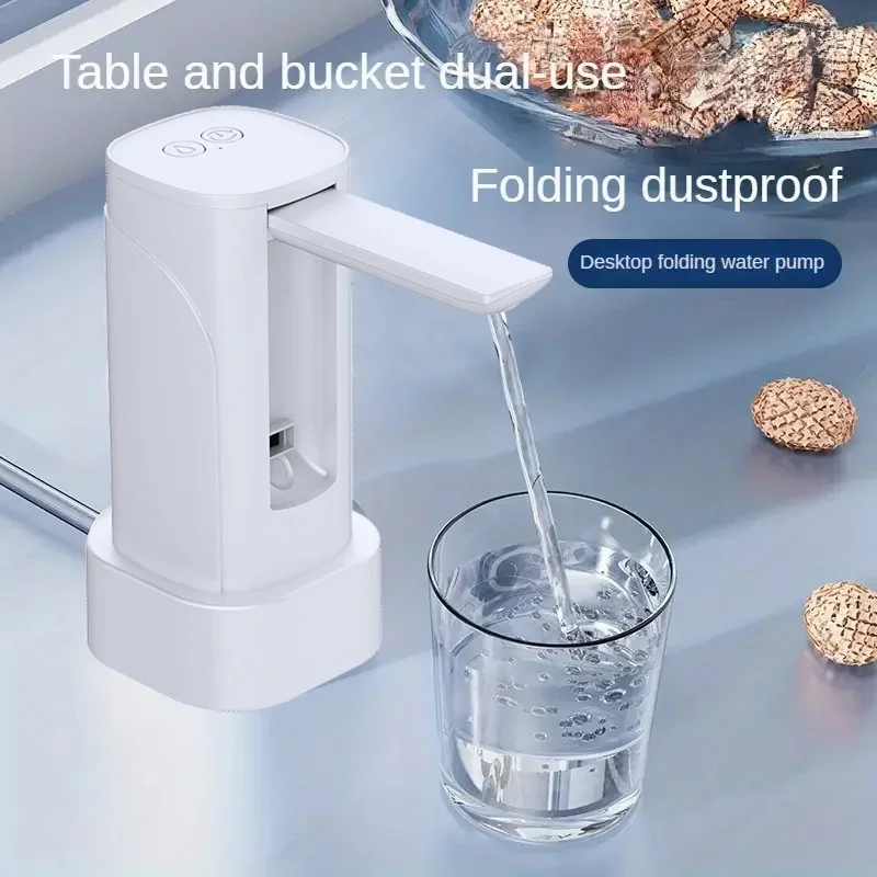 Folding Water Pump for Drinking Water  Automatic Electric Pump for Home Drinking Water Pump Portable Electric Water Dispenser thumbnail 2