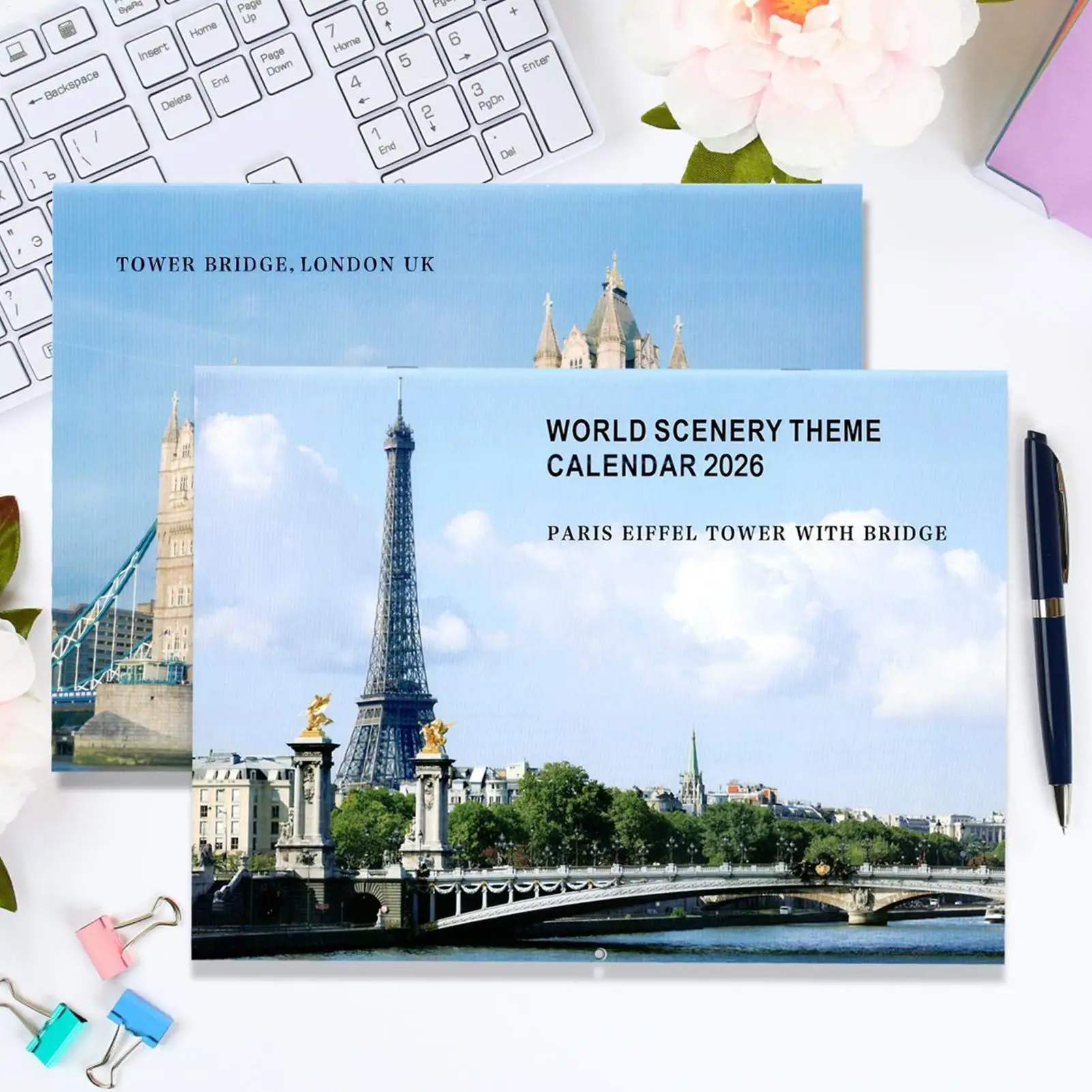 2026 Beautiful Landscape Monthly Wall Calendar Schedule Appointment Organizer Planner for Office School Bedroom Dorm Living Room thumbnail 4