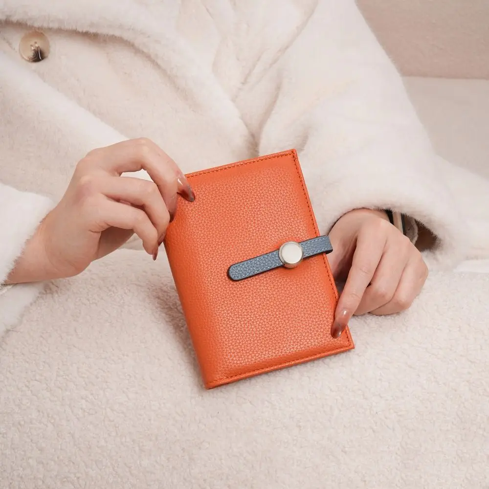 Card Holder PU Passport Bag Passport Cover Airplane Check-in Travel Wallet Multifunctional Ticket Holder Storage Bag Men thumbnail 3