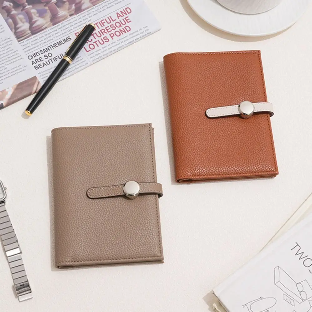 Card Holder PU Passport Bag Passport Cover Airplane Check-in Travel Wallet Multifunctional Ticket Holder Storage Bag Men thumbnail 2