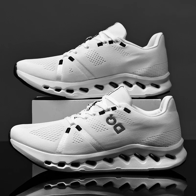 Running Shoes Carbon Board Speciality Marathon Men Sports Breathable Lightweight Women's Comfortable Athletic Nonskid Sneakers thumbnail 2