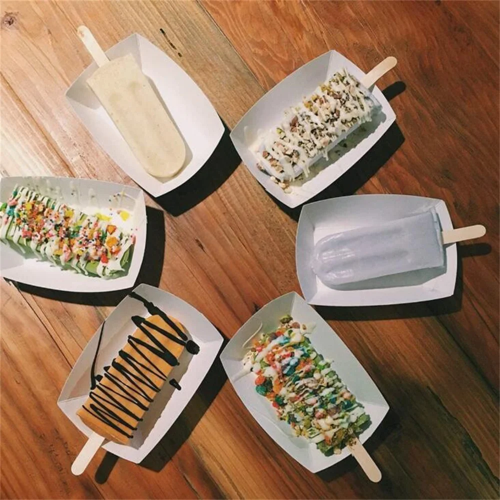 Resin Epoxy Stirring Sticks 10cm Wooden Popsicle Ice Cream Sticks 50/100/150Pcs DIY Handmade Home Art Classroom Supplies thumbnail 4