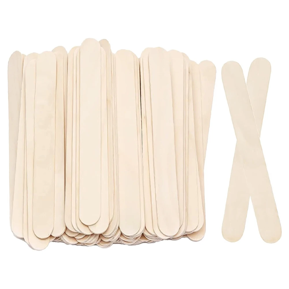 Resin Epoxy Stirring Sticks 10cm Wooden Popsicle Ice Cream Sticks 50/100/150Pcs DIY Handmade Home Art Classroom Supplies thumbnail 2