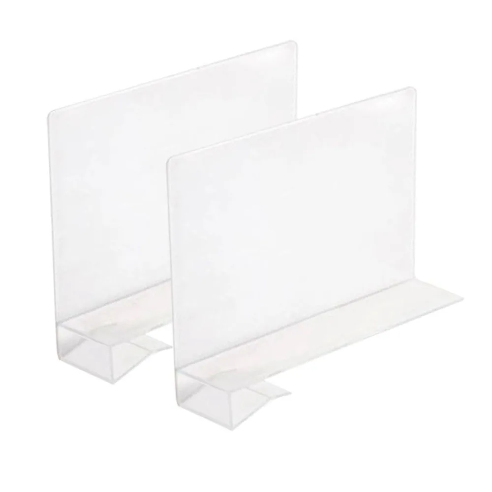2Pcs Stable New Style Wardrobe Divider Sturdy Plastic Storage Partition Adjustable Storage Separator Home Organize thumbnail 2