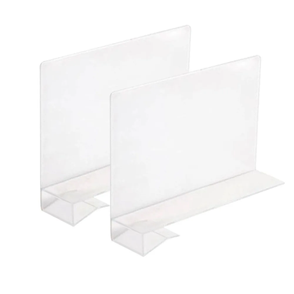 2Pcs Stable New Style Wardrobe Divider Sturdy Plastic Storage Partition Adjustable Storage Separator Home Organize thumbnail 4