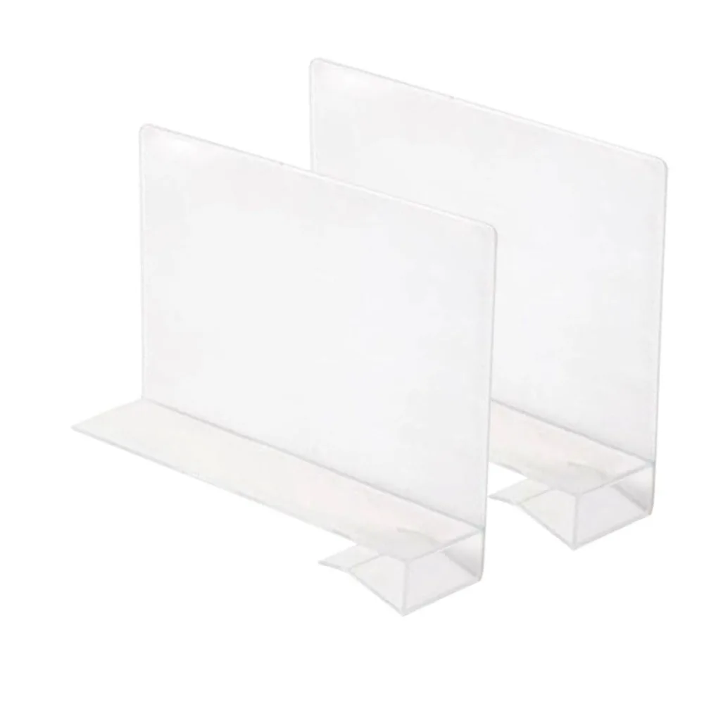 2Pcs Stable New Style Wardrobe Divider Sturdy Plastic Storage Partition Adjustable Storage Separator Home Organize thumbnail 3
