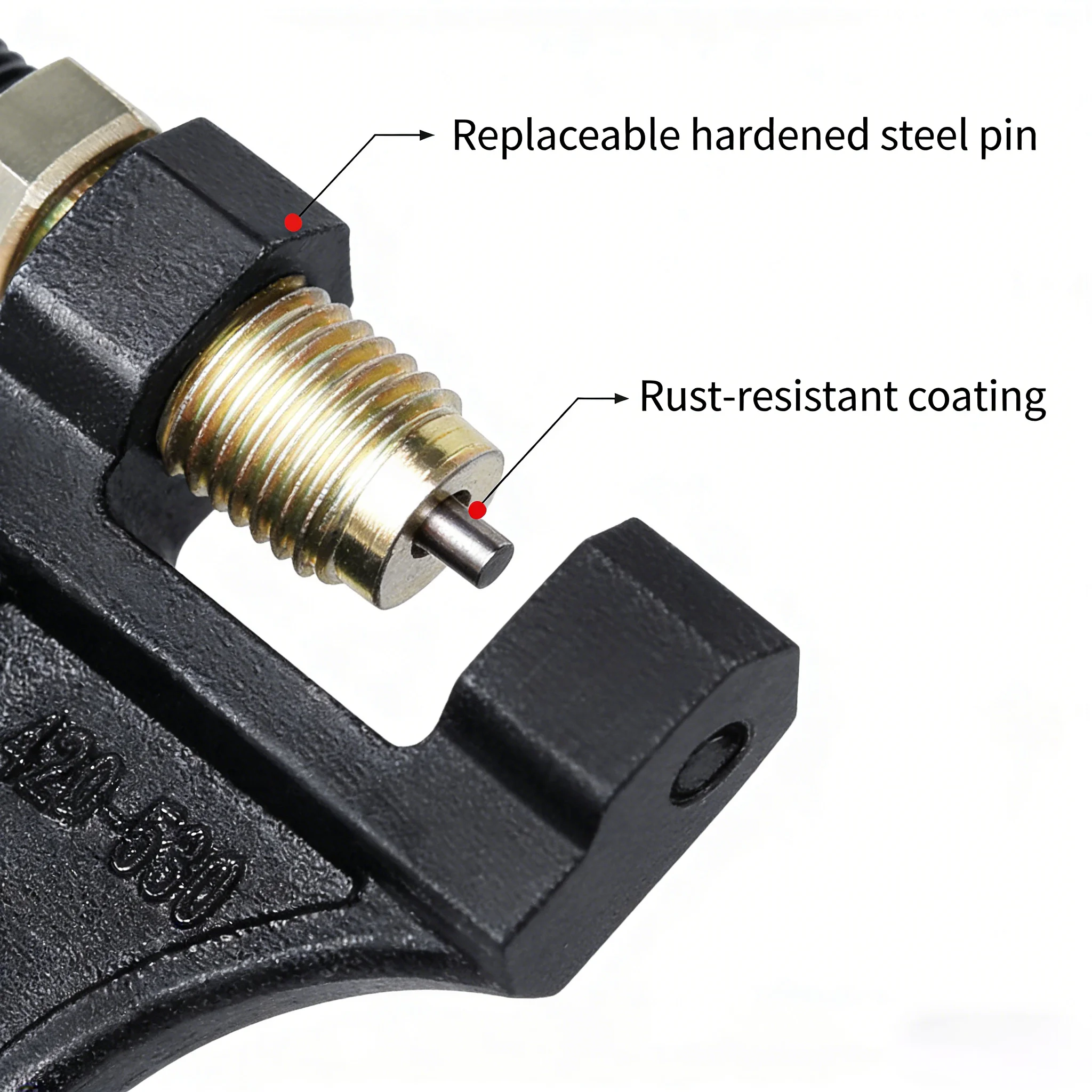 Motorcycle Chain Breaker Chain Link Removal Separator Motor Chain Breaker Riveting Tool 420-530 Motorcycle Parts Repair Tool thumbnail 6