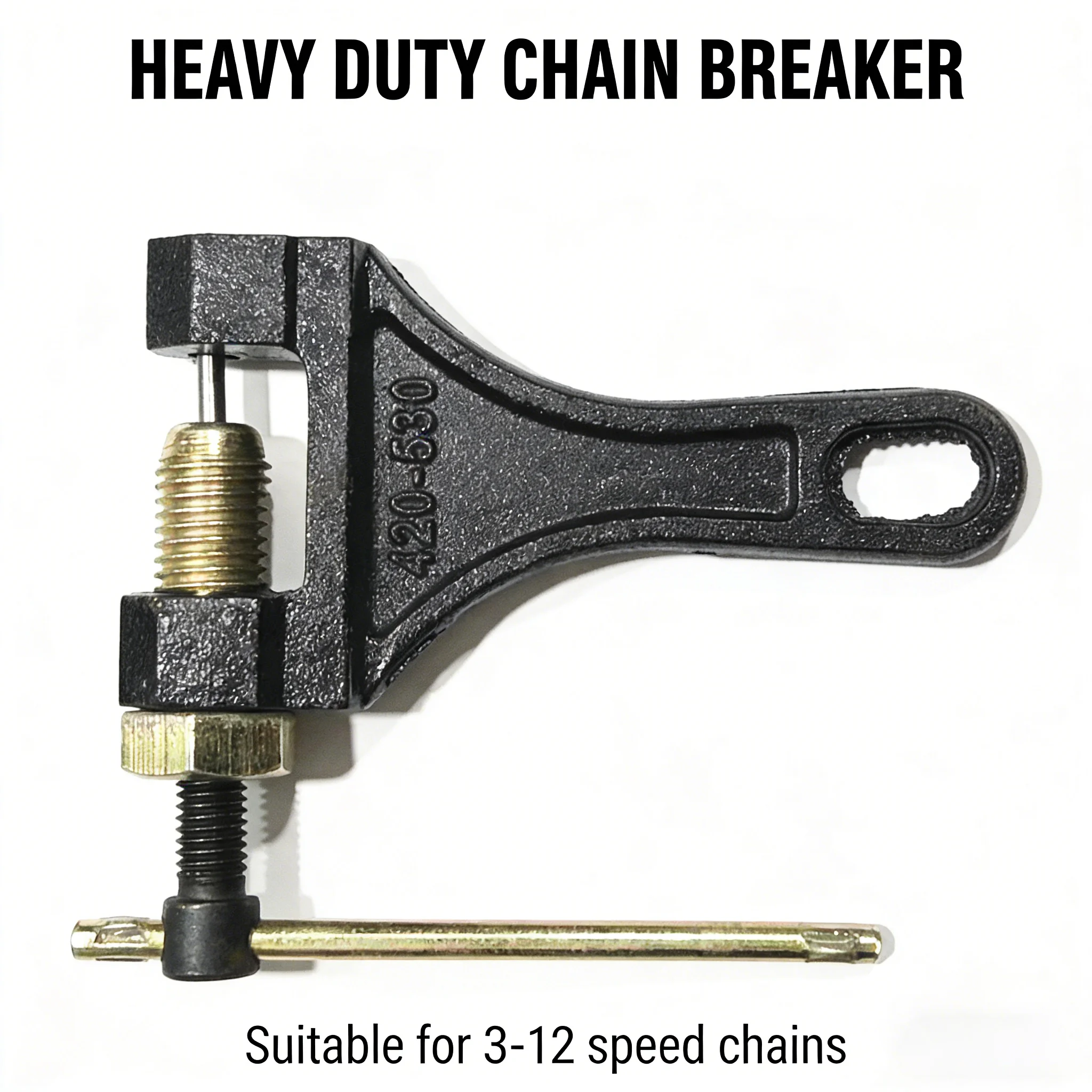 Motorcycle Chain Breaker Chain Link Removal Separator Motor Chain Breaker Riveting Tool 420-530 Motorcycle Parts Repair Tool thumbnail 5
