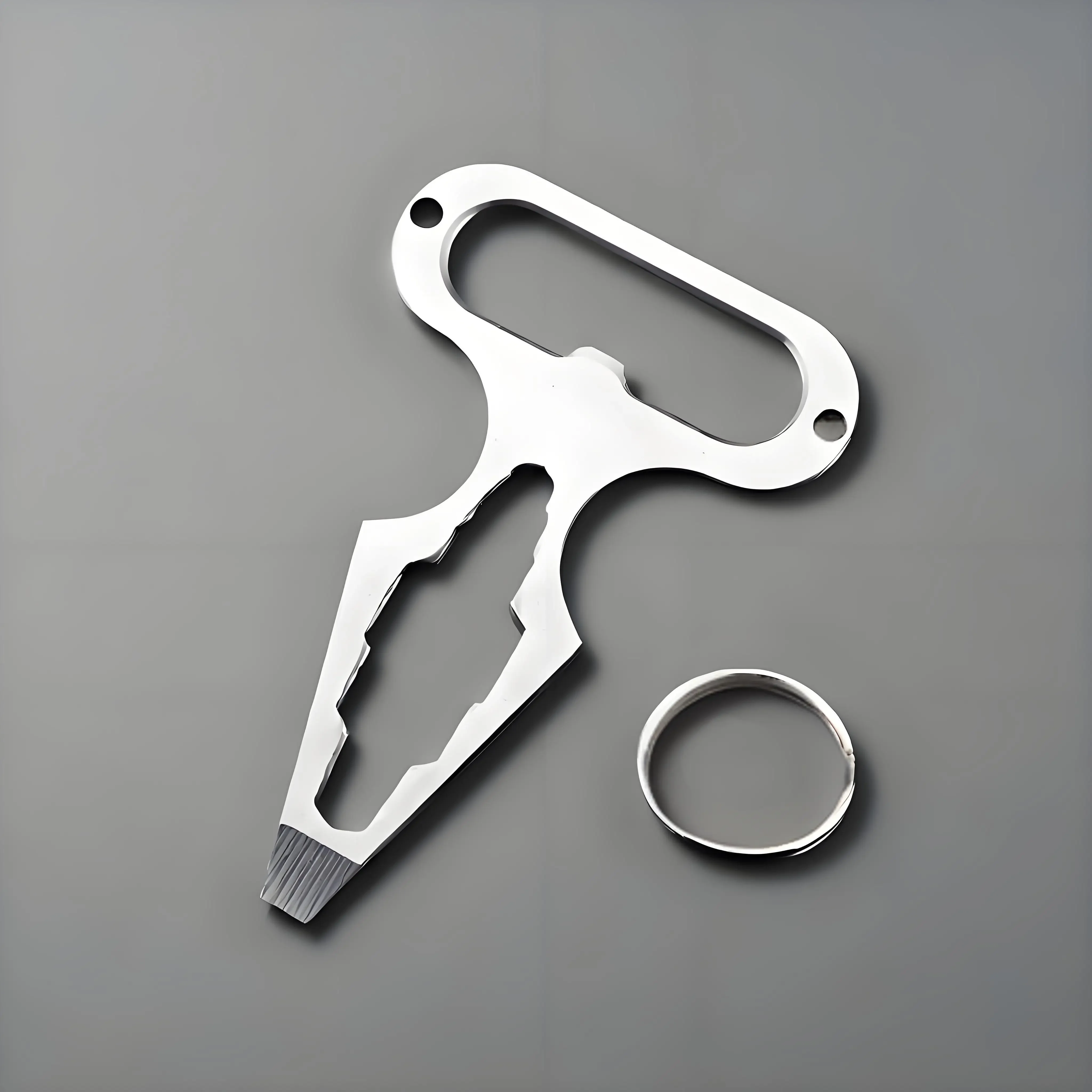 Self Defense Weapons Outdoor EDC Survival Tool Defence Personal Keychian Stinger Bottle Combination Opener Wrench for Men Women
