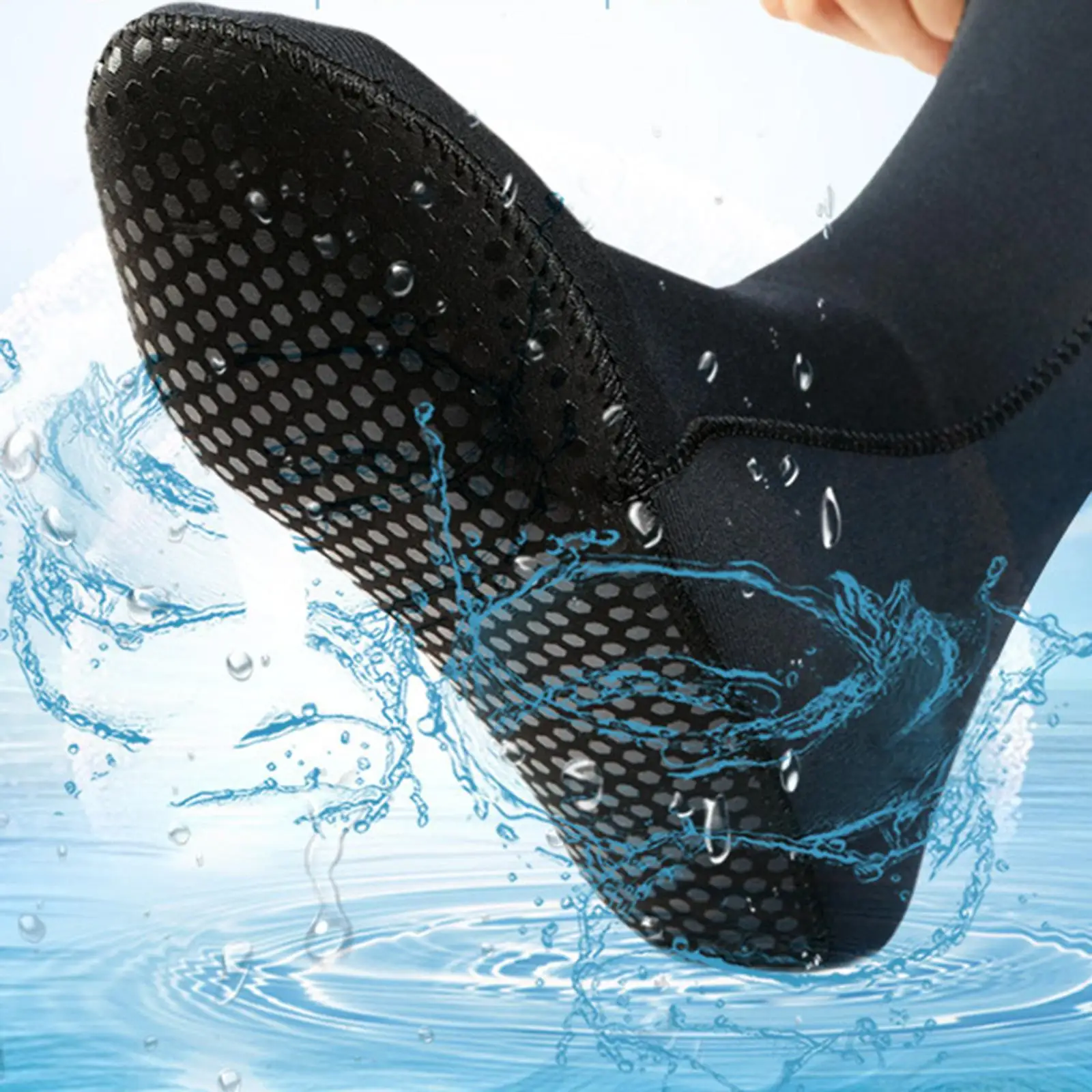 Unisex 3mm Neoprene Diving Boots Swimming Surf Kayaking Hiking Shoes Socks thumbnail 4