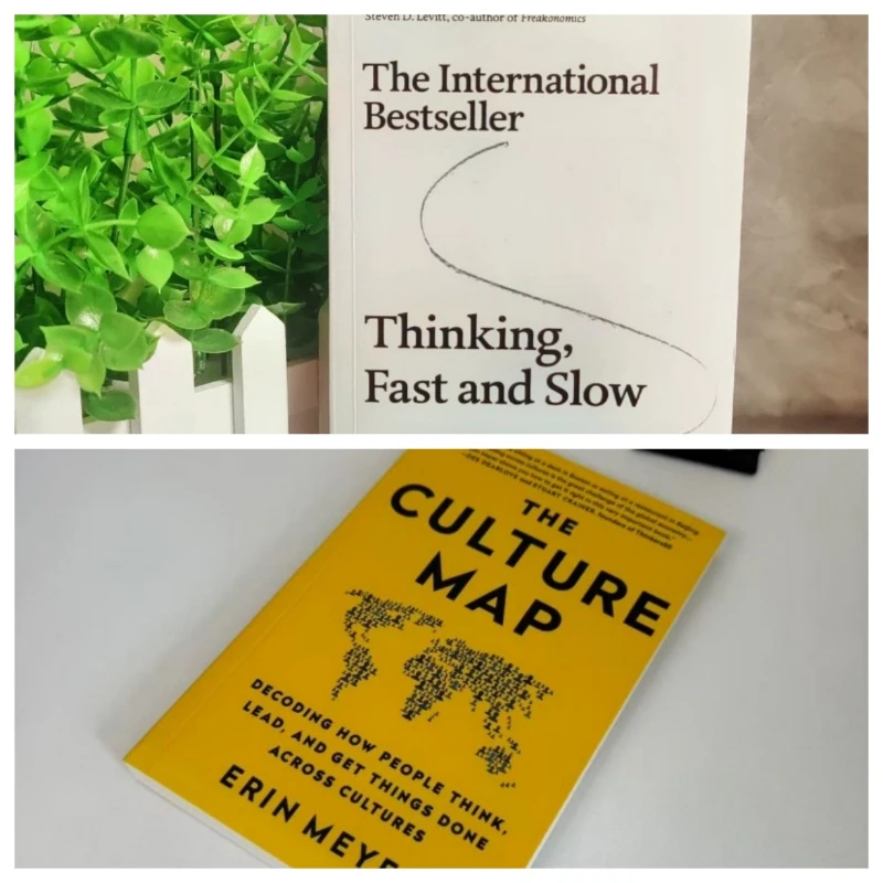 Cultural Map, Thinking, Fast and Slow 2 Books. book libreria libros english books philosophy books