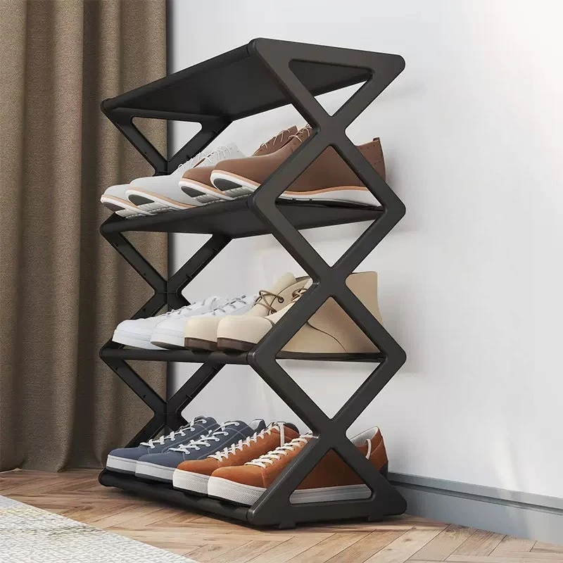 Simple Multi-layer Shoe Rack Dormitory Storage Shoe Cabinet Simple Assembly Home Entrance Dust-proof Indoor Storage Rack thumbnail 2