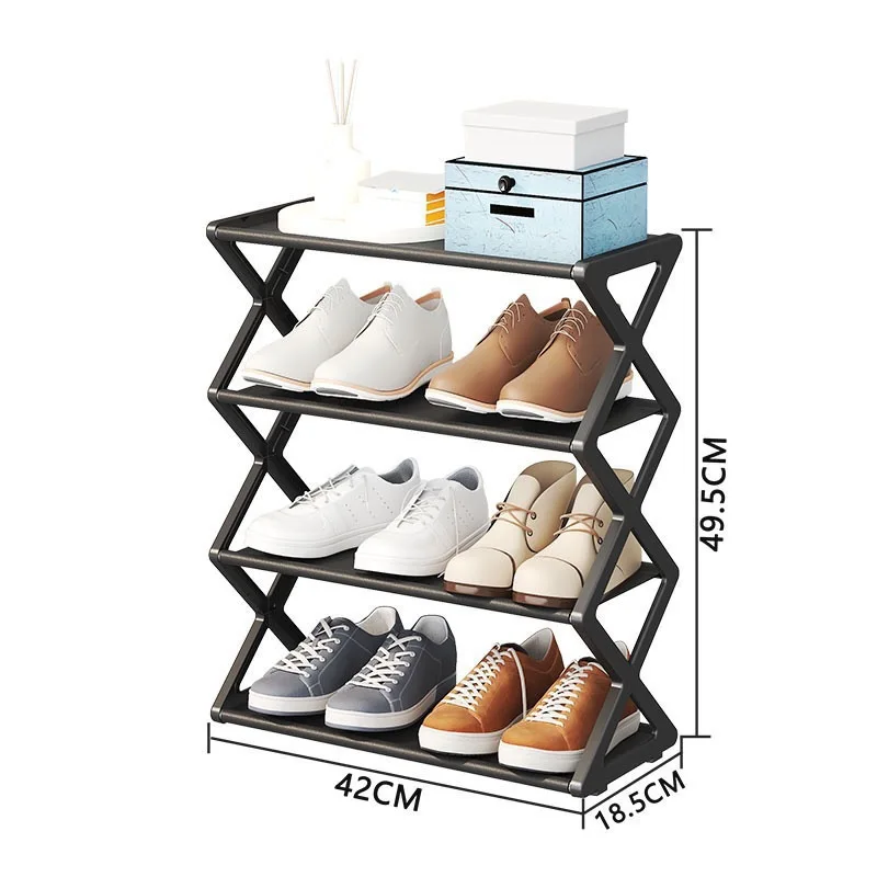 Simple Multi-layer Shoe Rack Dormitory Storage Shoe Cabinet Simple Assembly Home Entrance Dust-proof Indoor Storage Rack thumbnail 5