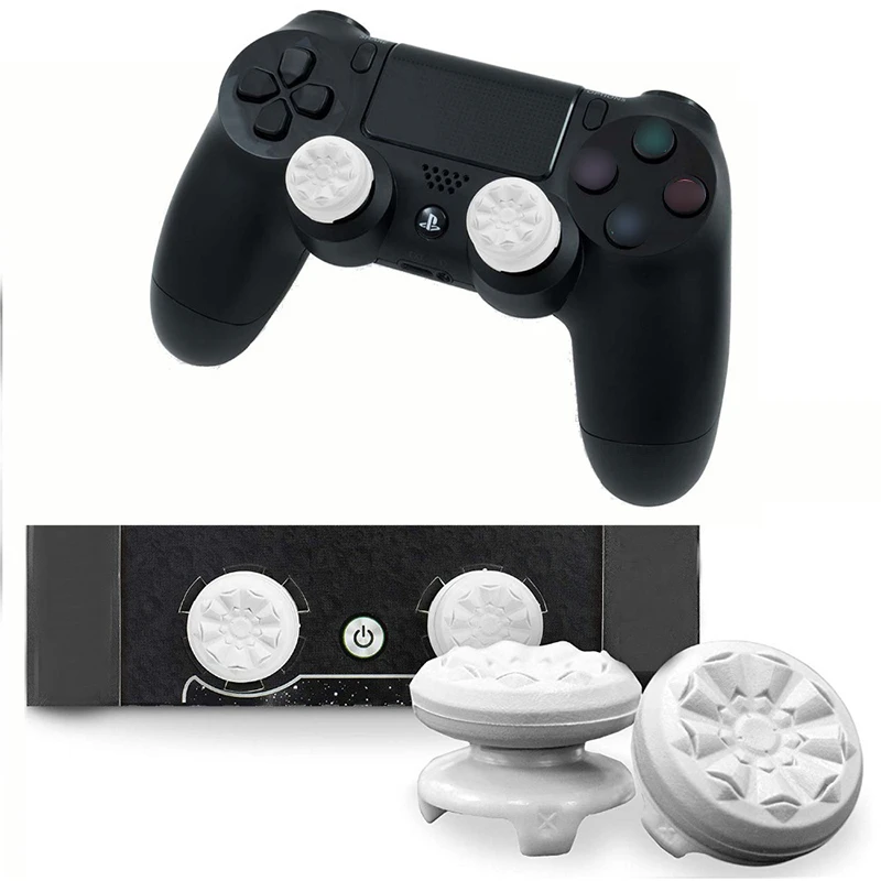 2 Pcs/Set Thumbsticks Grip Game Controller Silicone Grip Cover Controller Joystick Cover Extenders Caps Accessories For PS4 PS5 thumbnail 6