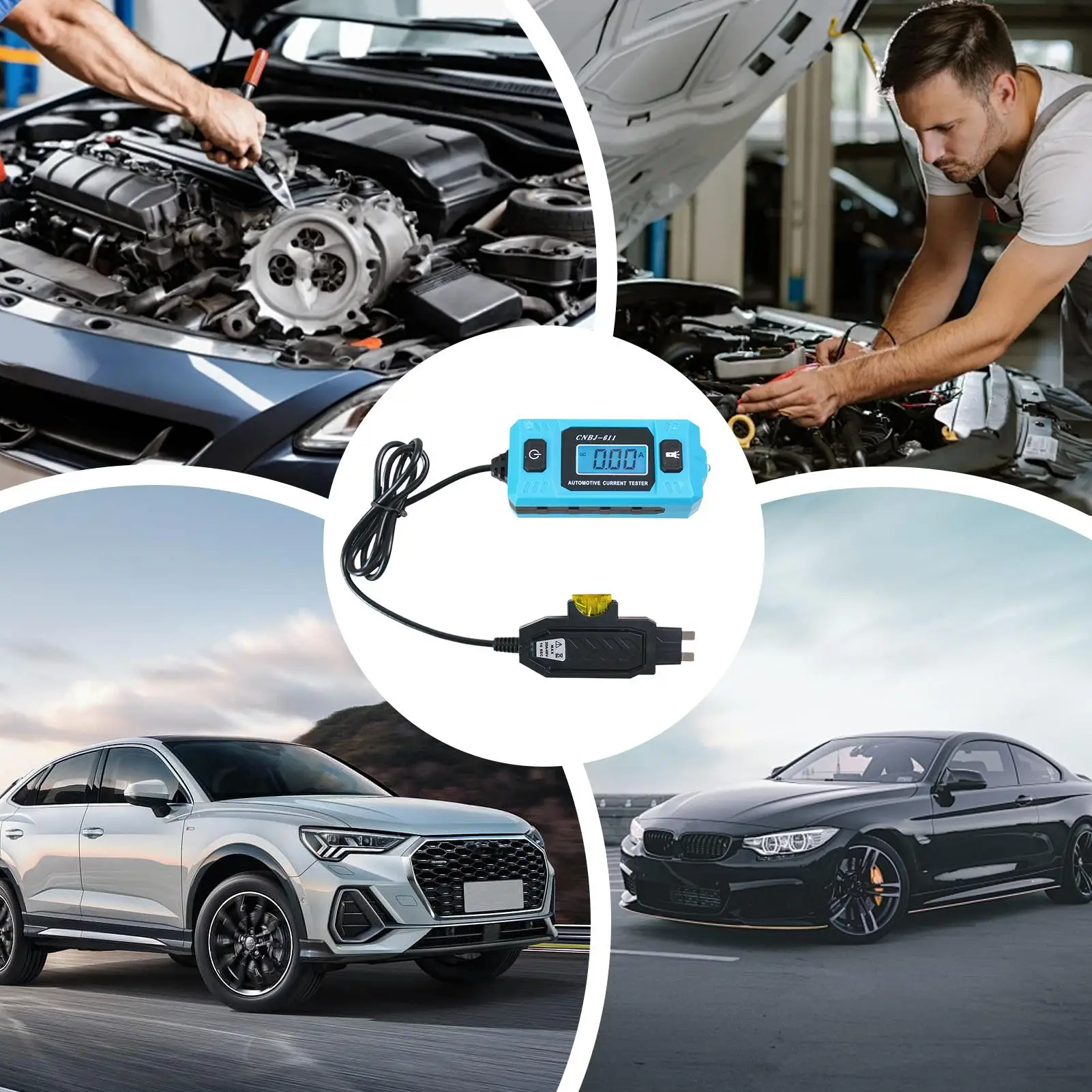 Portable Automotive Fault Probe Tester High Accuracy Current Detector CarProfessional Repair  Circuit Diagnostic Tool Suitable thumbnail 5