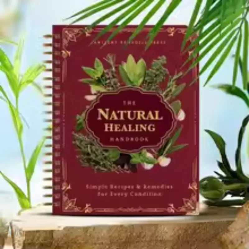 Natural Healing Manual Spiral Binding Guide Herbal Therapy and Overall Health Support philosophy books