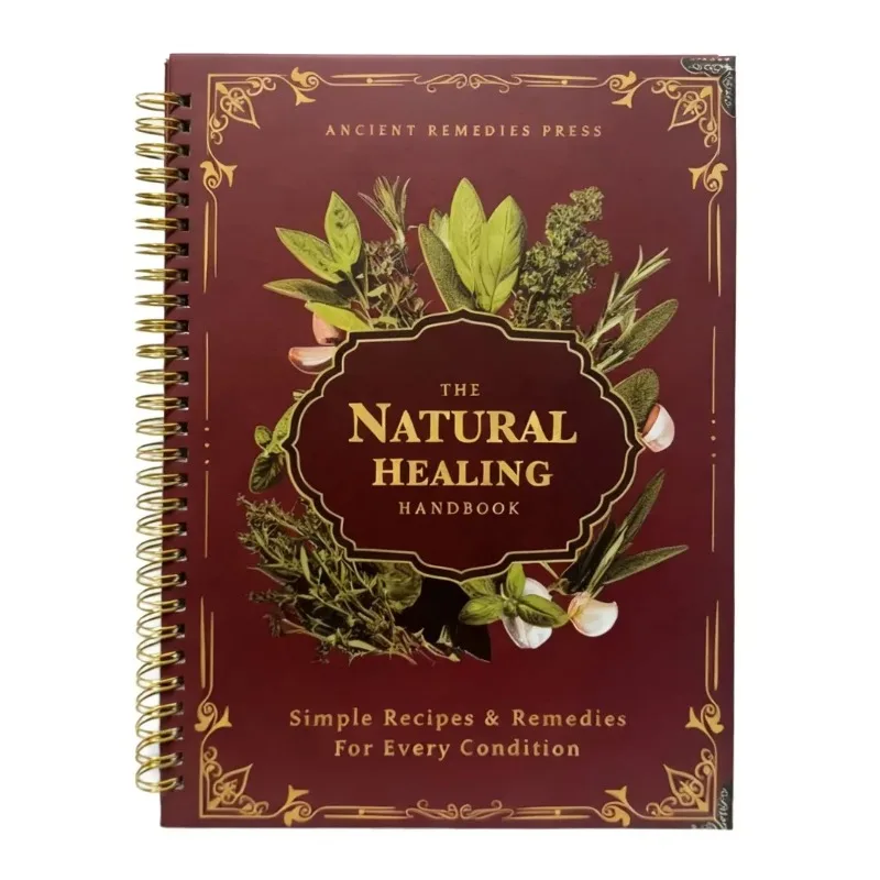 Natural Healing Manual Spiral Binding Guide Herbal Therapy and Overall Health Support philosophy books thumbnail 2