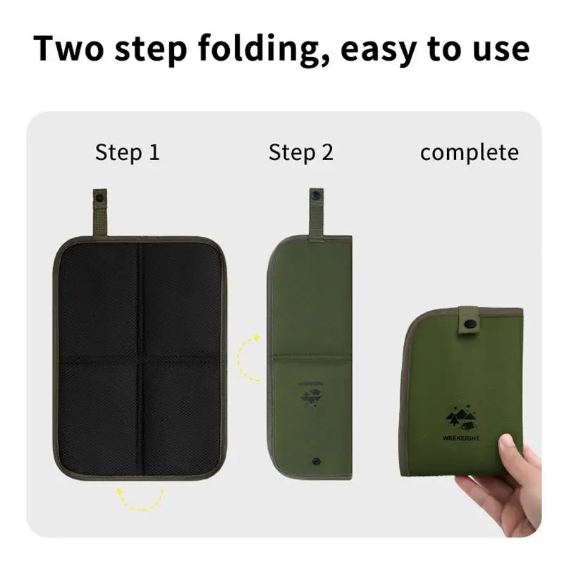 Outdoor Foldable Sitting Pad 600D Oxford Waterproof Cushion Lightweight Compact Picnic Mat for Beach Travel Camping thumbnail 5